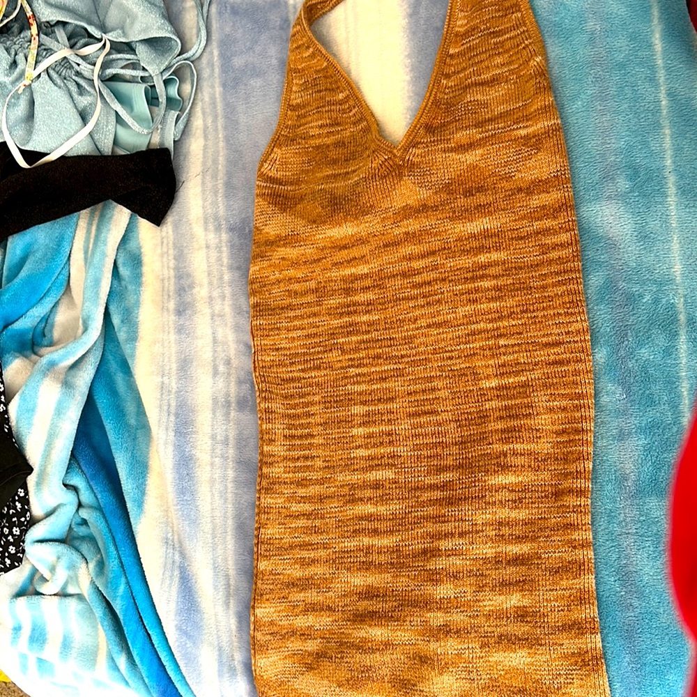 Used as a bathing suit cover